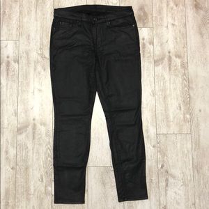 7 For All Mankind Black Ankle Jeans